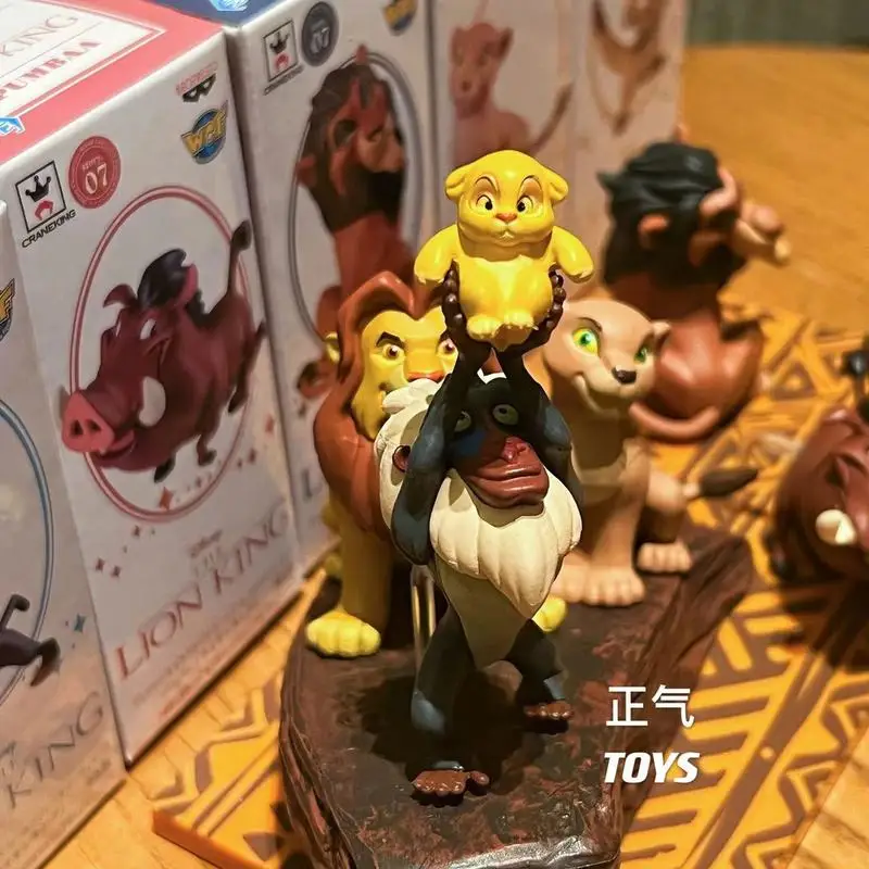 Wcf Aslan Kral Orijinal Figürü Tüm Set Tabanı İle Disney Klasik Anime Figürü Simba Hayranları Koleksiyonu Bebek Süs Hediyeler Oyuncaklar