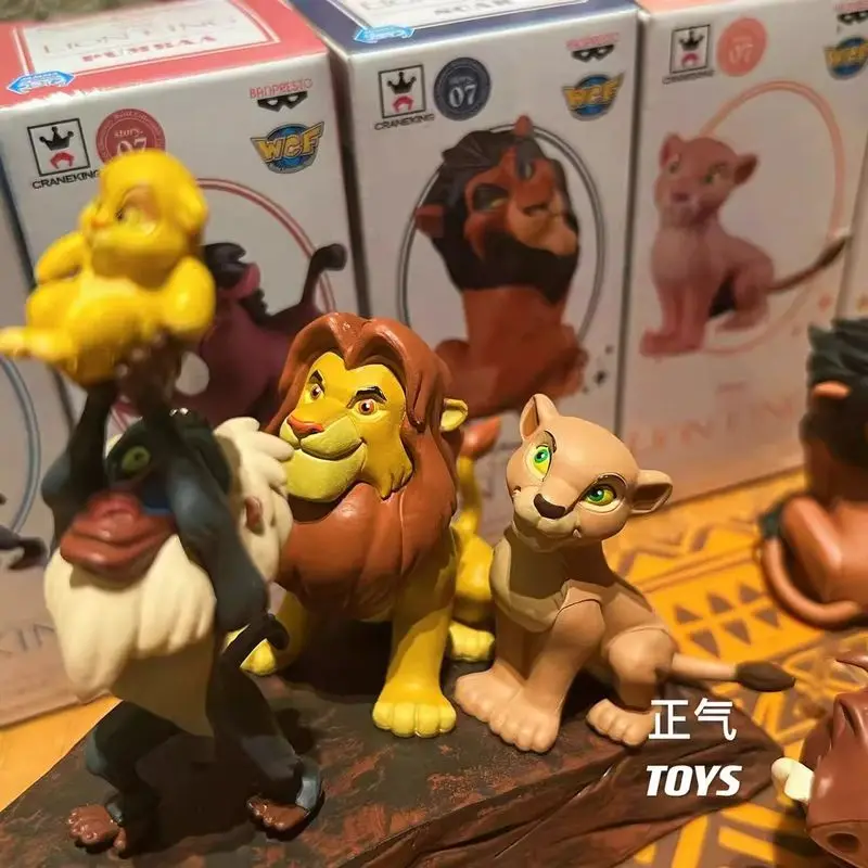Wcf Aslan Kral Orijinal Figürü Tüm Set Tabanı İle Disney Klasik Anime Figürü Simba Hayranları Koleksiyonu Bebek Süs Hediyeler Oyuncaklar
